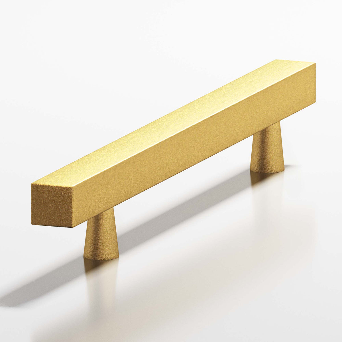 Colonial Bronze 306 Square Pull with Tapered Posts, 7/16 in Square Bar - Frost Brass™