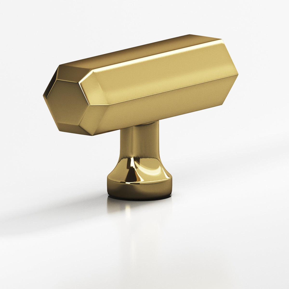 Colonial Bronze 320 Hexagonal T-Knob, 2 in - Antique Bronze