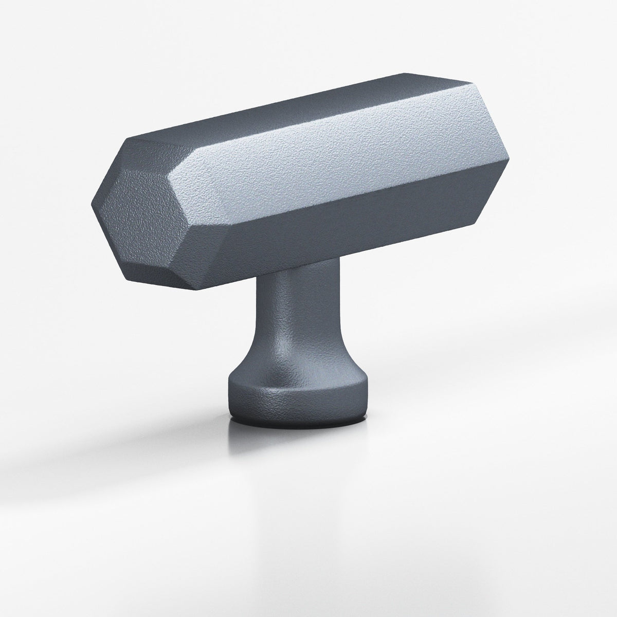 Colonial Bronze 320 Hexagonal T-Knob, 2 in - Frost Chrome™