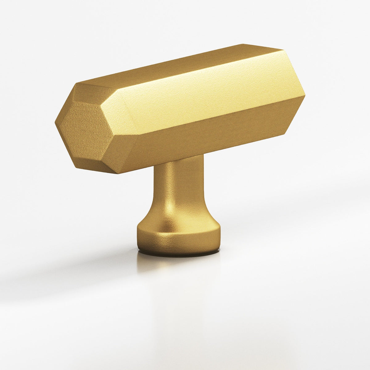Colonial Bronze 320 Hexagonal T-Knob, 2 in - Frost Brass™