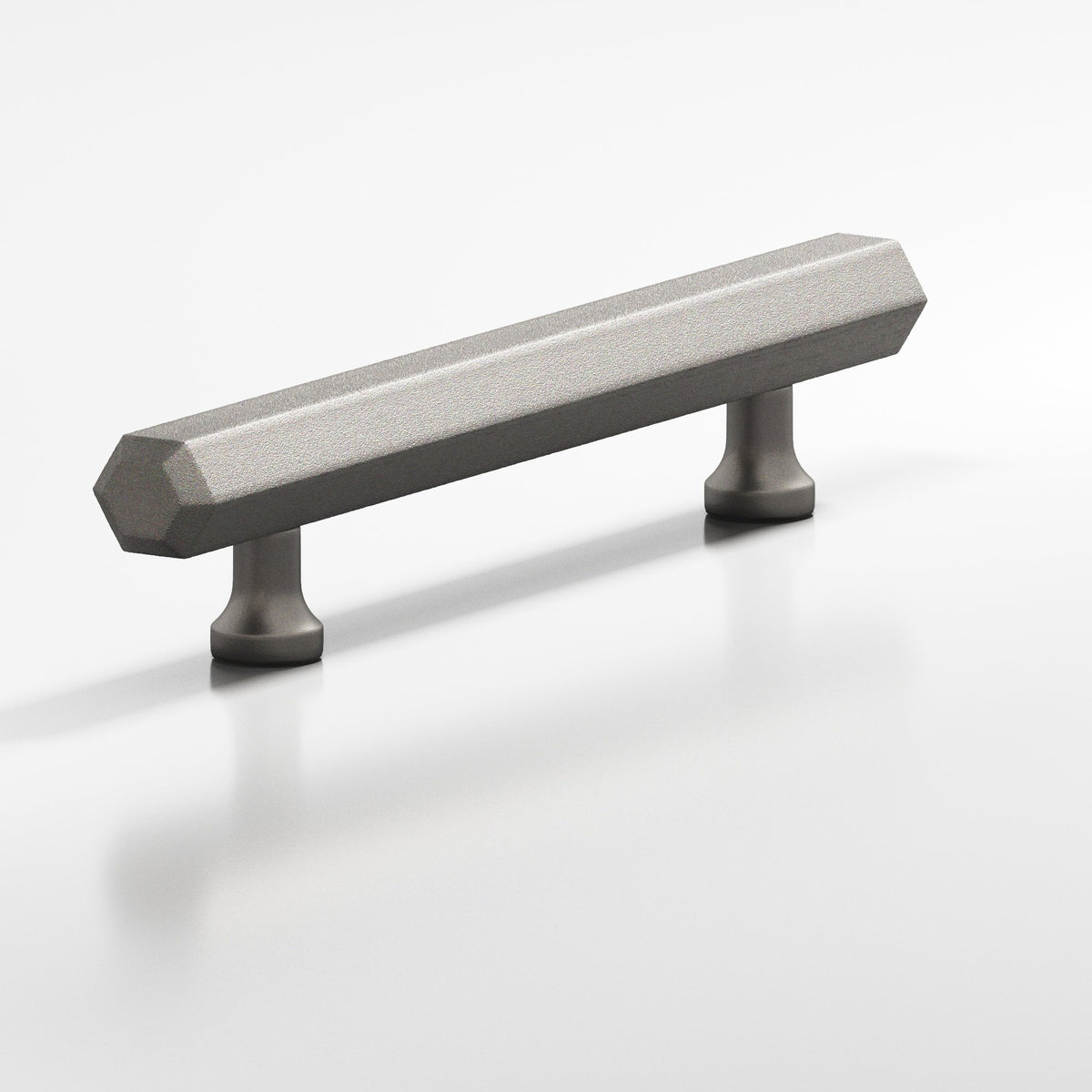 Colonial Bronze 321 Hexagonal Pull with Flared Posts, 9/16 in Diameter - Frost Nickel™