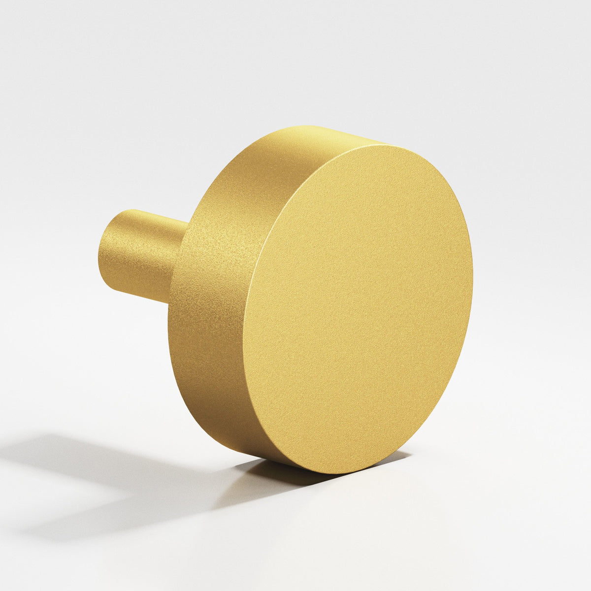 Colonial Bronze 510 Round Disc Knob with Straight Post, 1 in Diameter - Frost Brass™