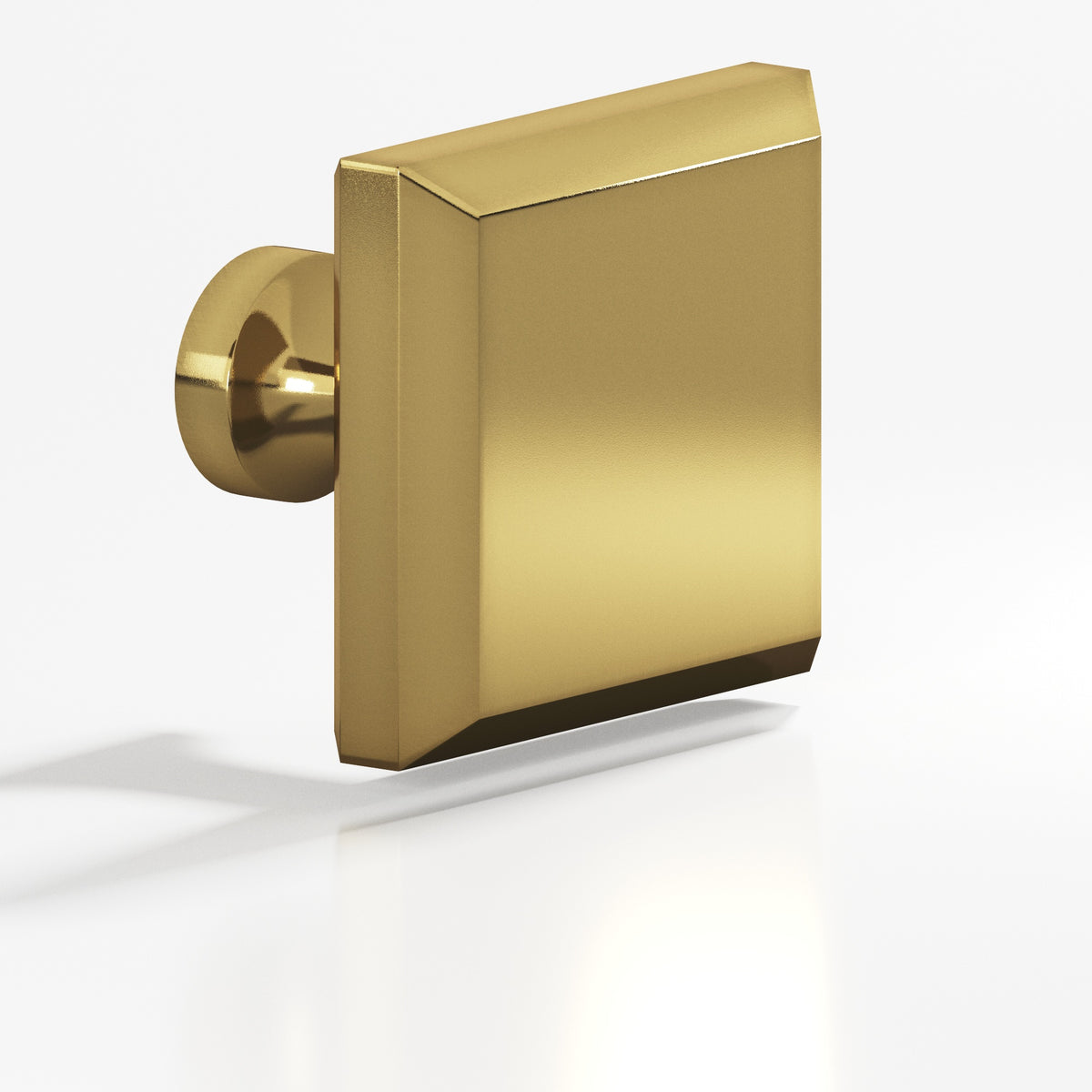 Colonial Bronze 526 Square Beveled Knob with Flared Post, 1-1/4 in - Antique Bronze