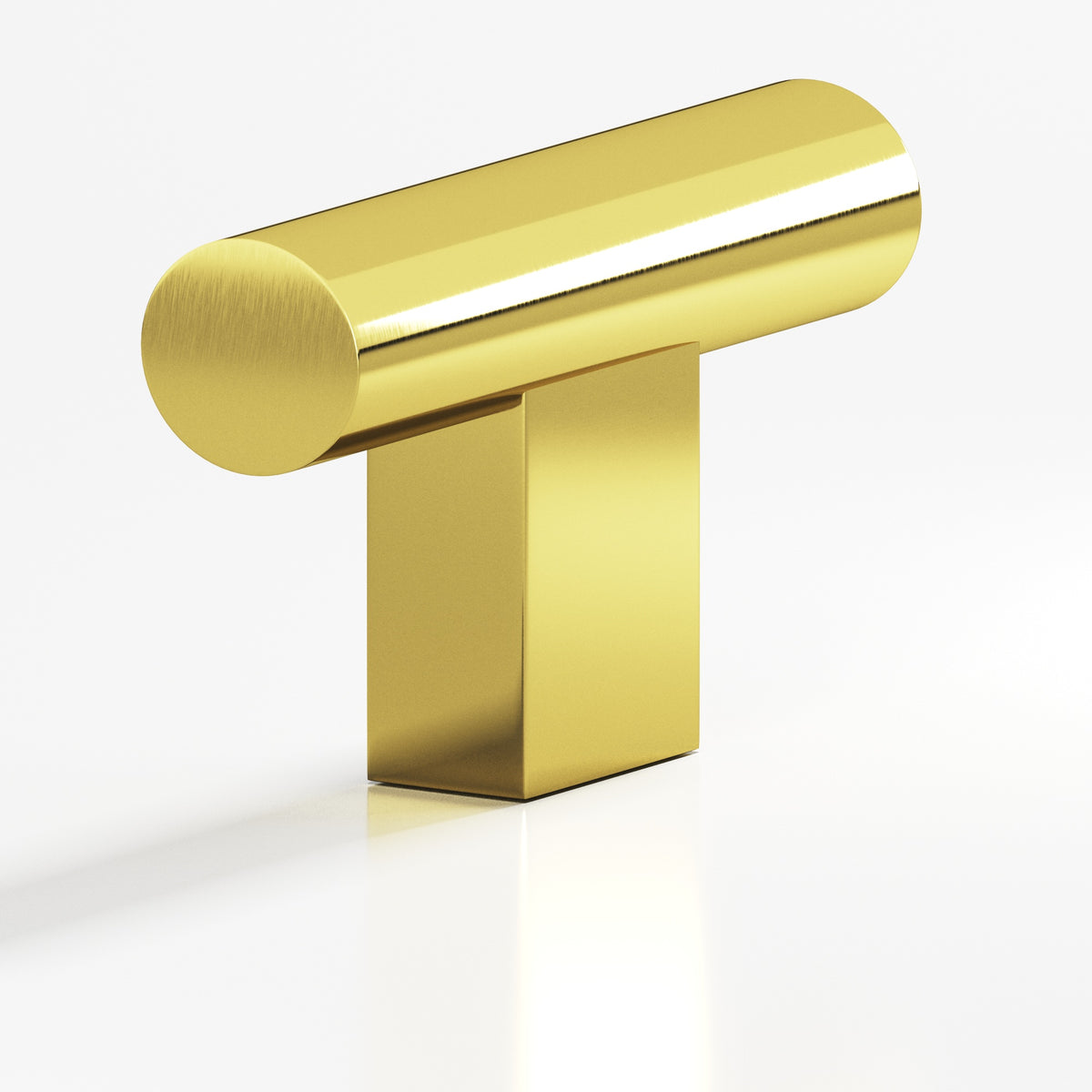 Colonial Bronze 534 Round T-Knob with Rectangular Post, 1-1/2 in