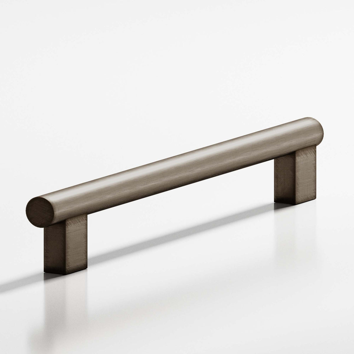 Colonial Bronze 535 Round Pull with Rectangular Posts, 1/2 in Diameter - Pewter