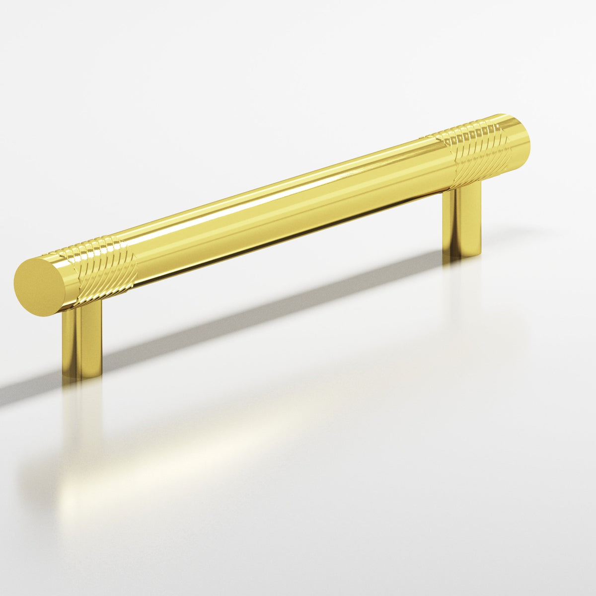 Colonial Bronze 547 Banded Single-Knurl Pull with Straight Posts, 3/4 in Diameter