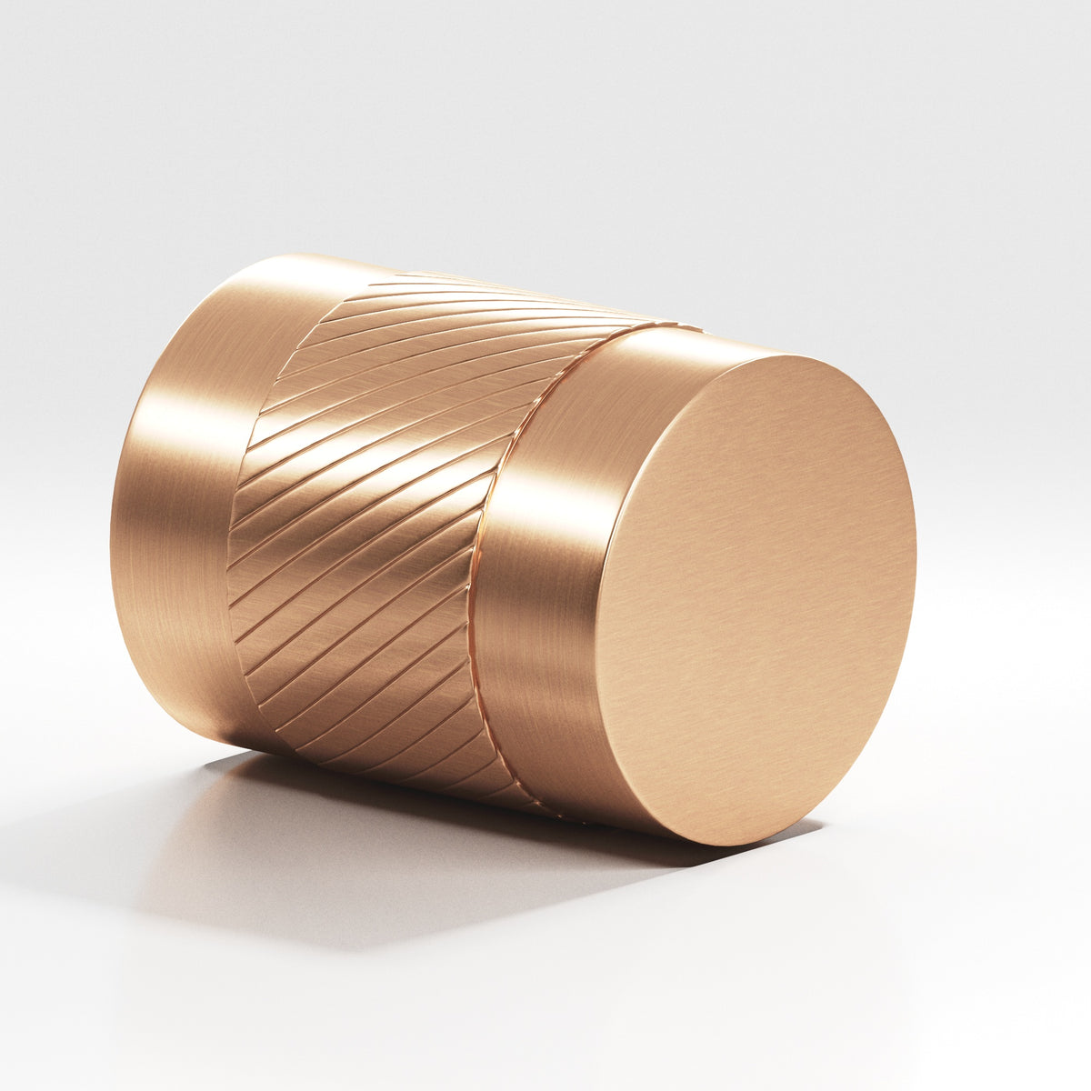 Colonial Bronze 548 Knurled Cylinder Knob, 3/4 in Diameter - Satin Bronze