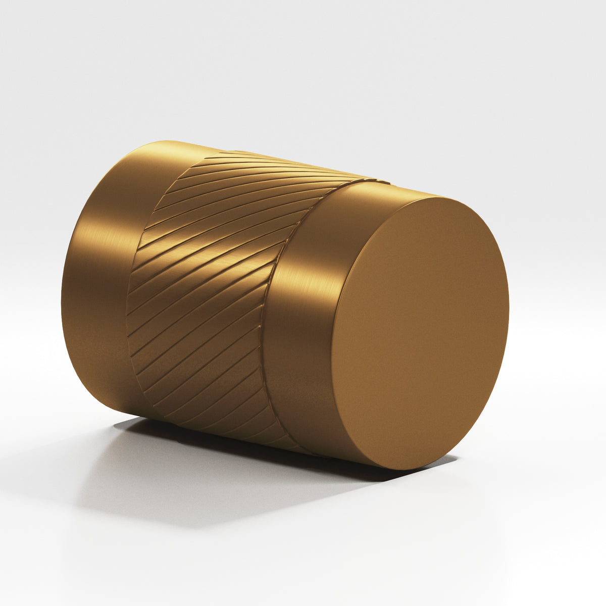 Colonial Bronze 548 Knurled Cylinder Knob, 3/4 in Diameter - Matte Light Statuary Bronze