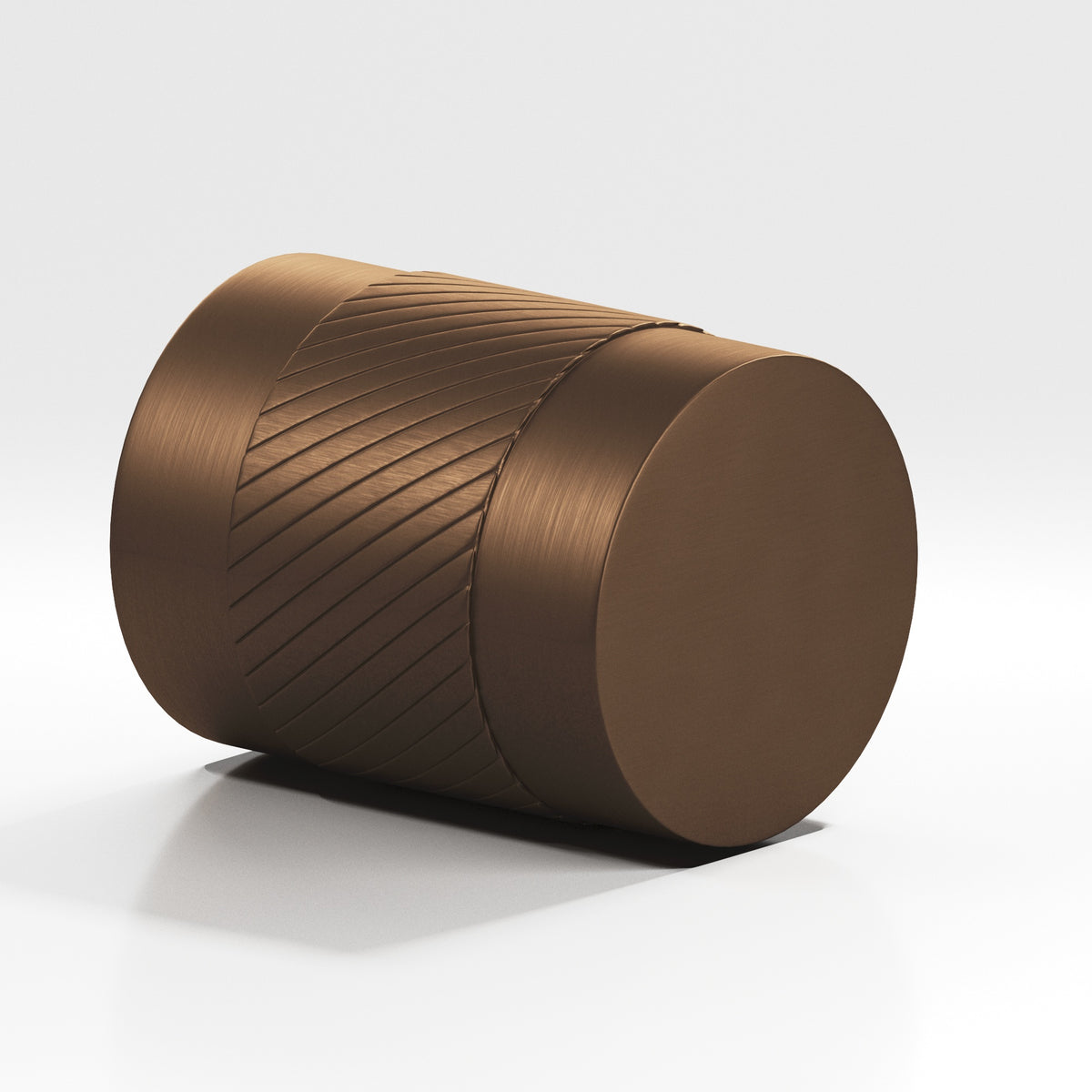 Colonial Bronze 548 Knurled Cylinder Knob, 3/4 in Diameter - Matte Oil Rubbed Bronze