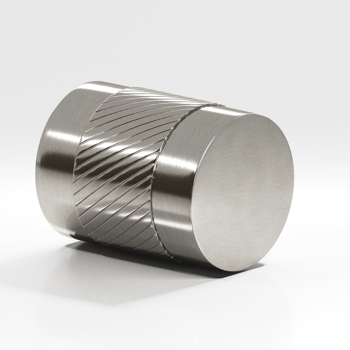 Colonial Bronze 548 Knurled Cylinder Knob, 3/4 in Diameter - Nickel Stainless
