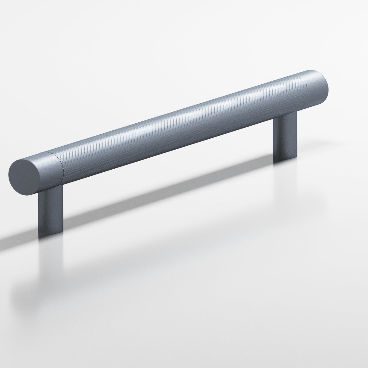 Colonial Bronze 553 Single-Knurl Pull with Straight Posts, 3/4 in Diameter - Frost Chrome™