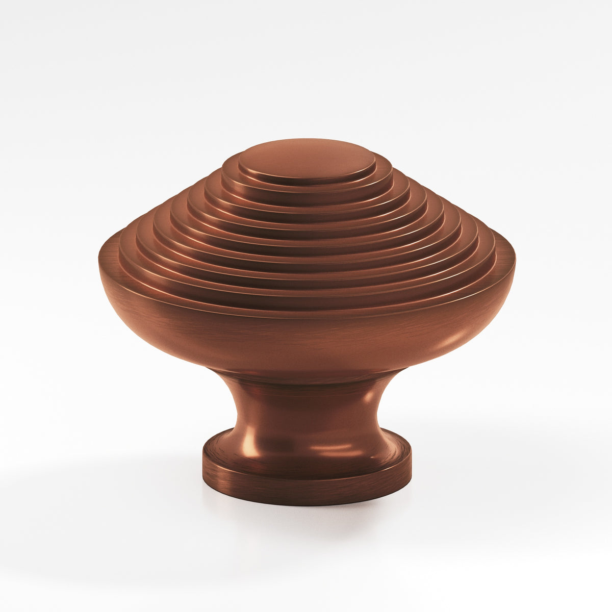 Colonial Bronze 632BB Half-Beehive Back-to-Back Shower Door Knob Kit, 1-1/4 in Diameter - Matte Antique Copper