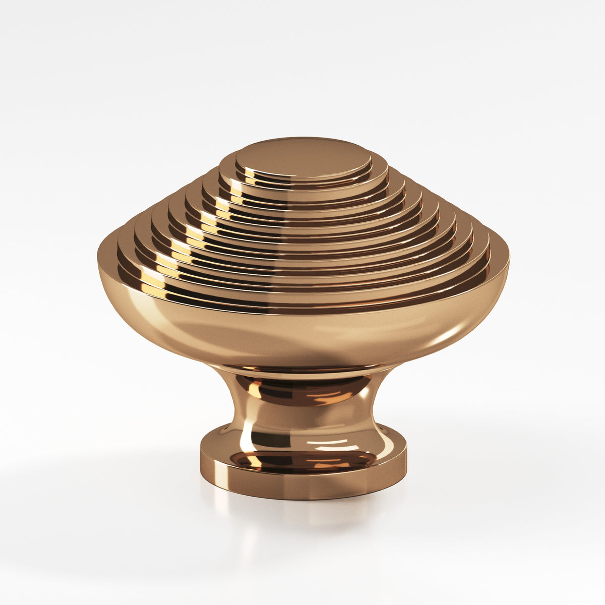 Colonial Bronze 632BB Half-Beehive Back-to-Back Shower Door Knob Kit, 1-1/4 in Diameter - Polished Bronze