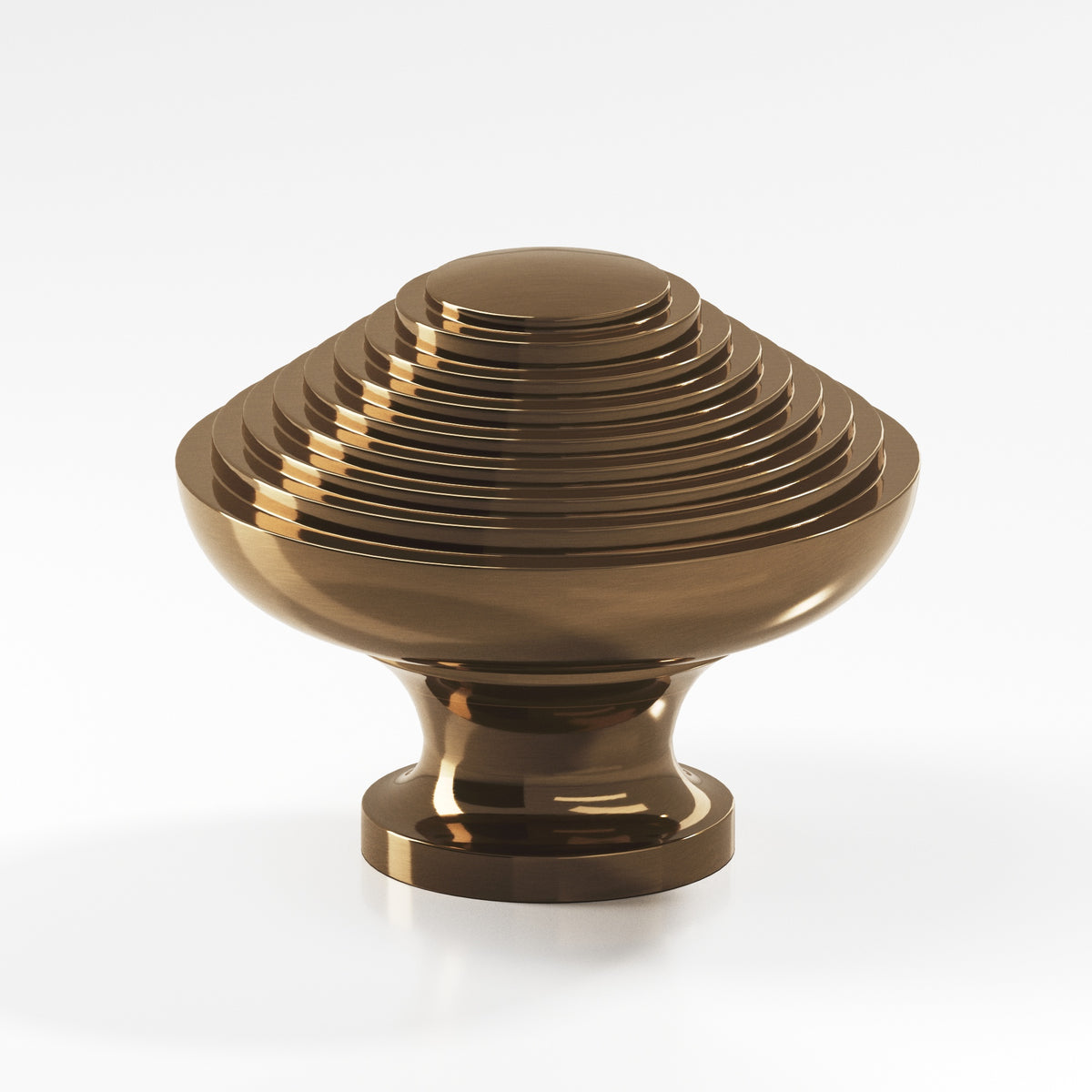 Colonial Bronze 633BB Half-Beehive Back-to-Back Shower Door Knob Kit, 1-1/2 in Diameter - Light Statuary Bronze