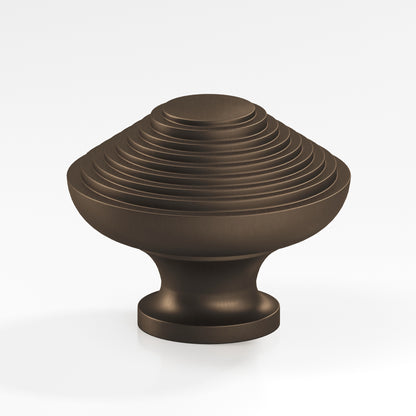 Colonial Bronze 633BB Half-Beehive Back-to-Back Shower Door Knob Kit, 1-1/2 in Diameter - Heritage Bronze