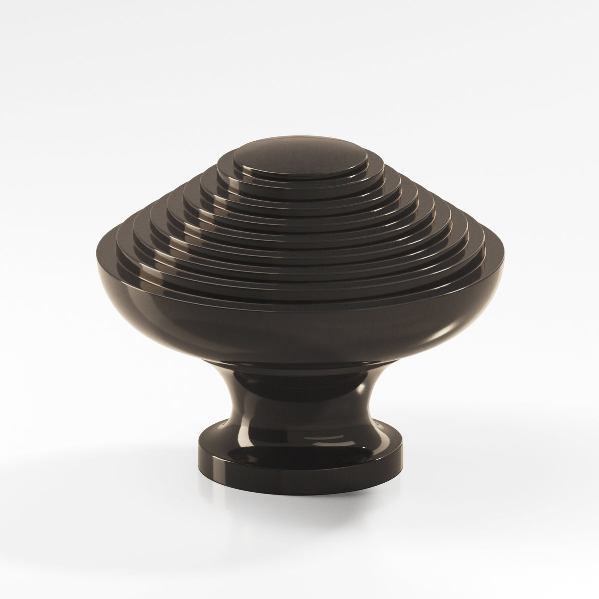Colonial Bronze 632 Half-Beehive Knob, 1-1/4 in Diameter - Dark Statuary Bronze