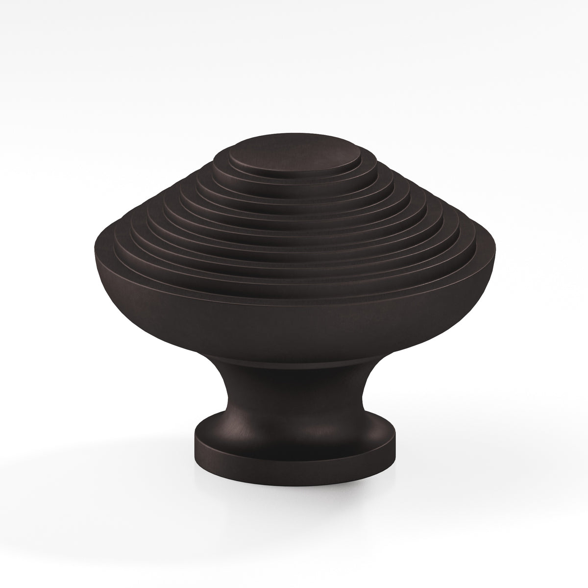 Colonial Bronze 633 Half-Beehive Knob, 1-1/2 in Diameter - Matte Dark Statuary Bronze