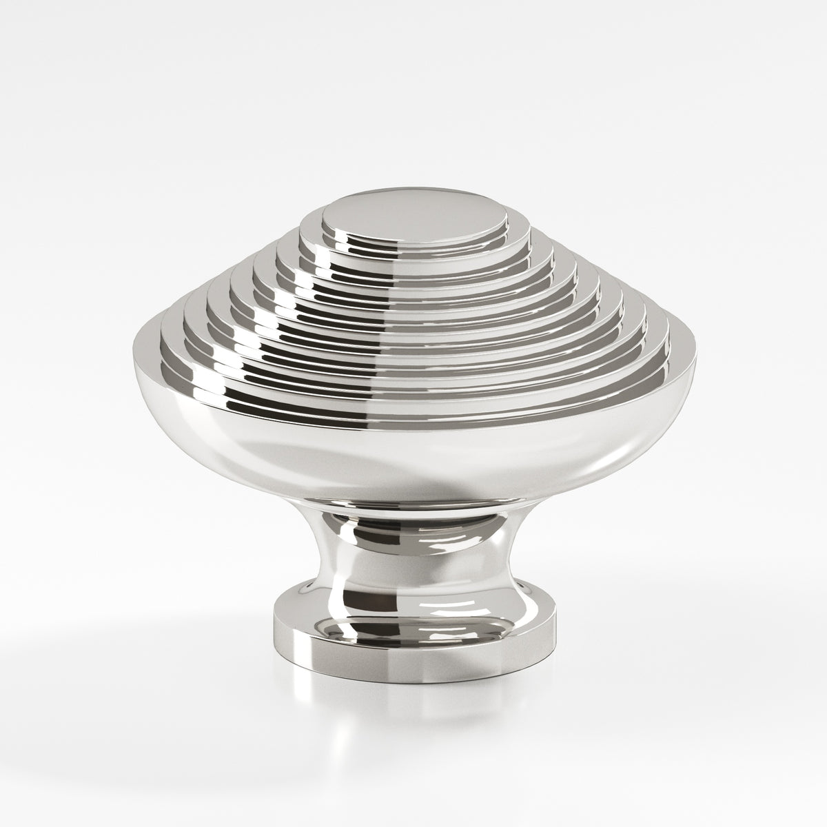 Colonial Bronze 632 Half-Beehive Knob, 1-1/4 in Diameter - Polished Nickel