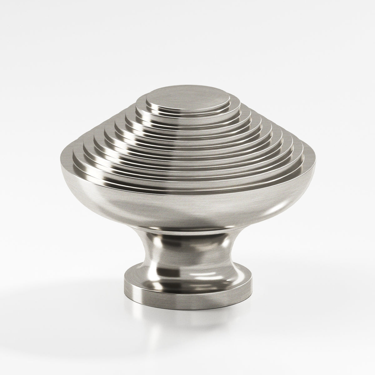 Colonial Bronze 632 Half-Beehive Knob, 1-1/4 in Diameter - Satin Nickel