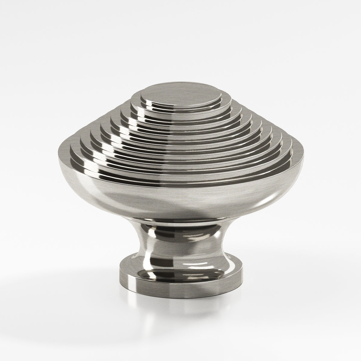 Colonial Bronze 632 Half-Beehive Knob, 1-1/4 in Diameter - Nickel Stainless