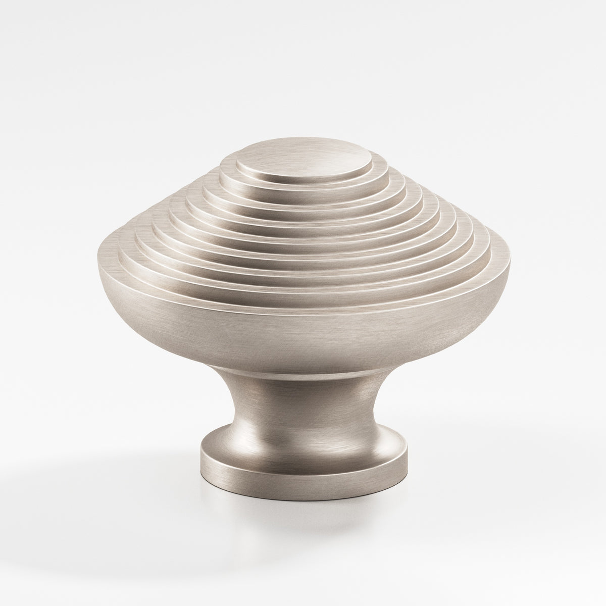 Colonial Bronze 632 Half-Beehive Knob, 1-1/4 in Diameter - Matte Satin Nickel