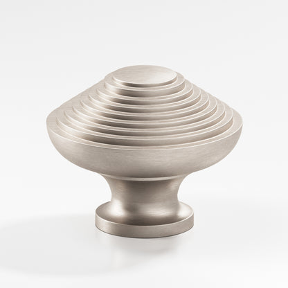 Colonial Bronze 633BB Half-Beehive Back-to-Back Shower Door Knob Kit, 1-1/2 in Diameter - Matte Satin Nickel