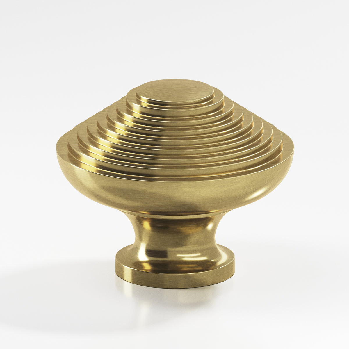Colonial Bronze 633BB Half-Beehive Back-to-Back Shower Door Knob Kit, 1-1/2 in Diameter - Antique Brass