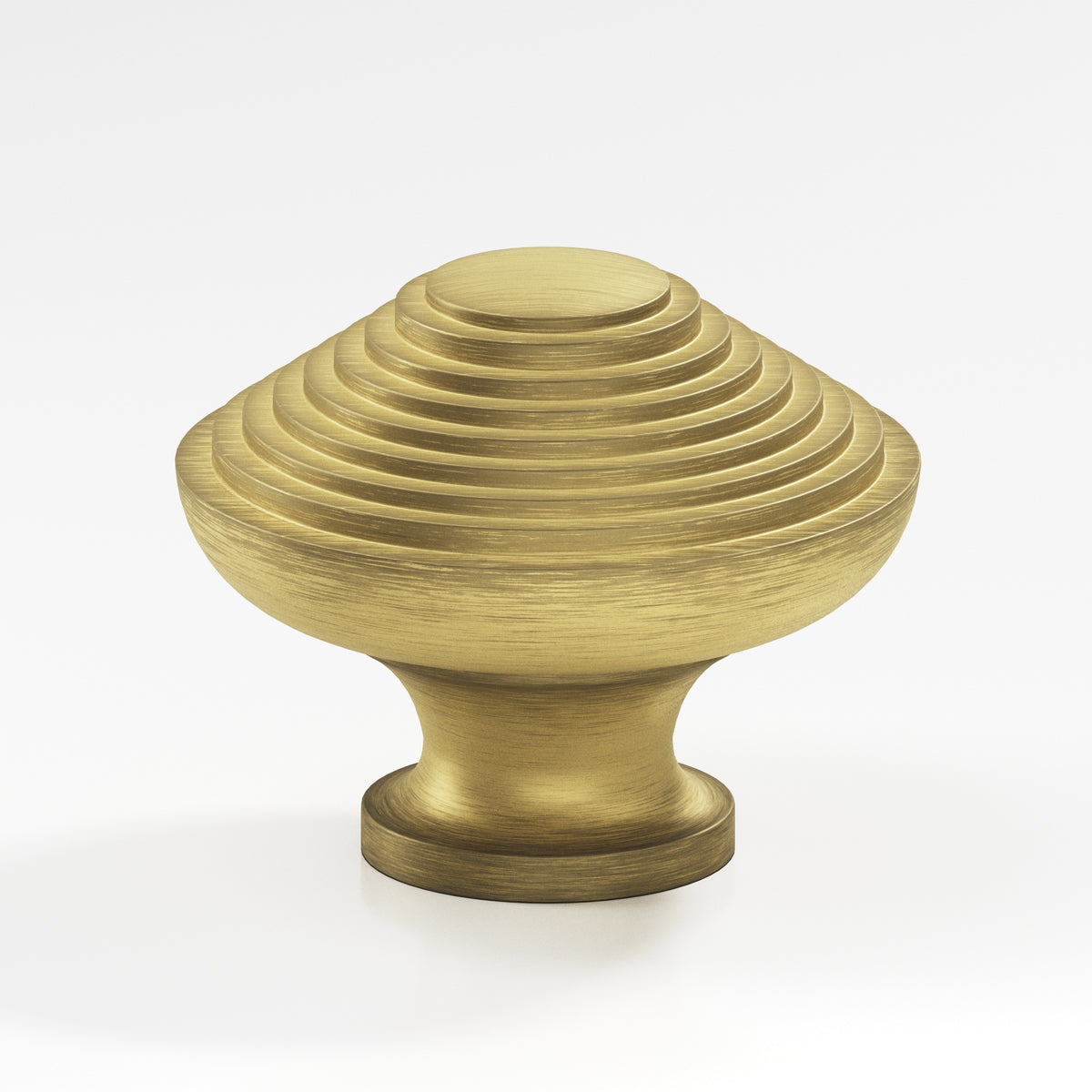 Colonial Bronze 633BB Half-Beehive Back-to-Back Shower Door Knob Kit, 1-1/2 in Diameter - Matte Antique Satin Brass