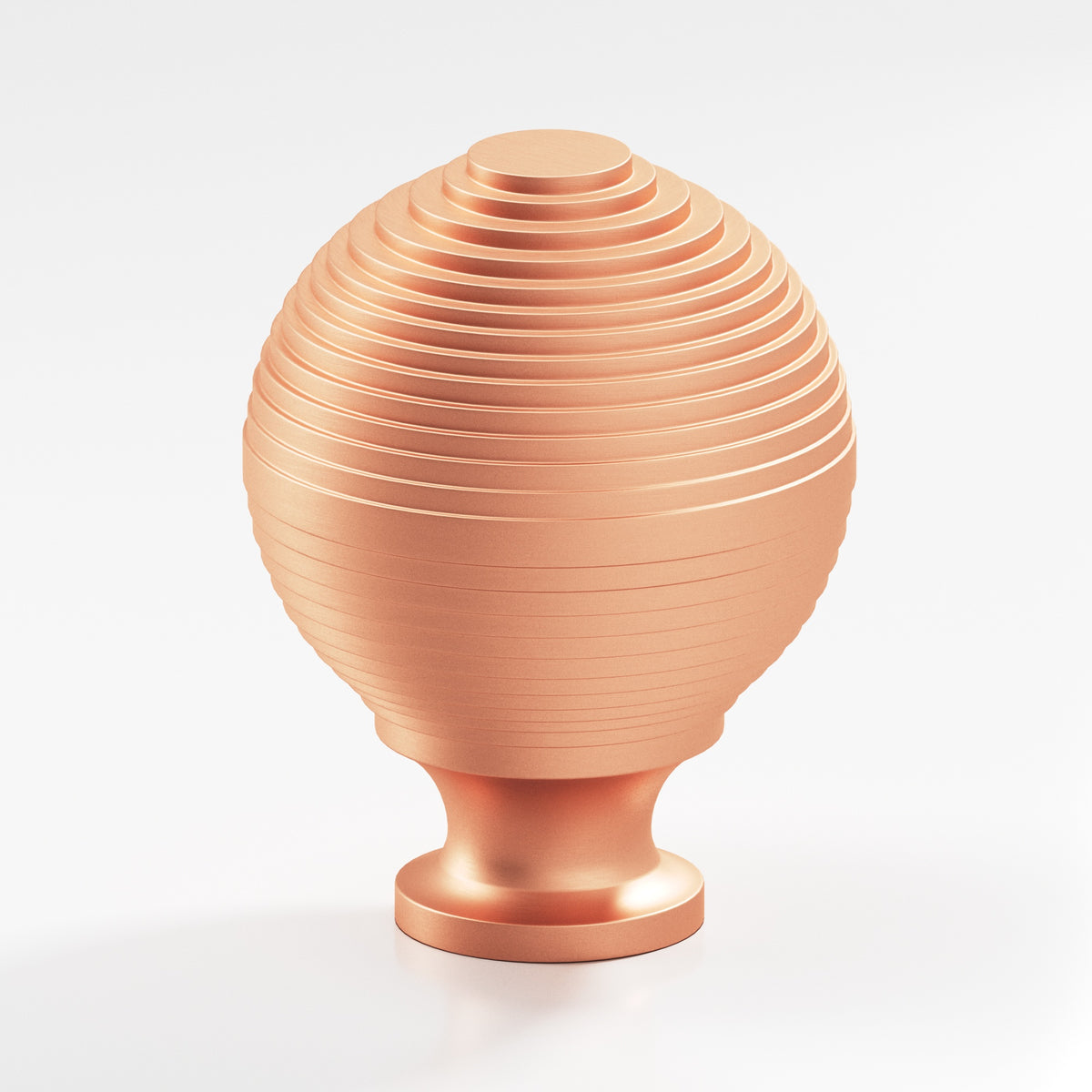 Colonial Bronze 636 Beehive Knob, 1-1/4 in Diameter - Matte Satin Copper