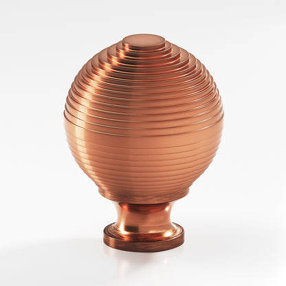 Colonial Bronze 637BB Beehive Back-to-Back Shower Door Knob Kit, 1-1/2 in Diameter - Antique Copper