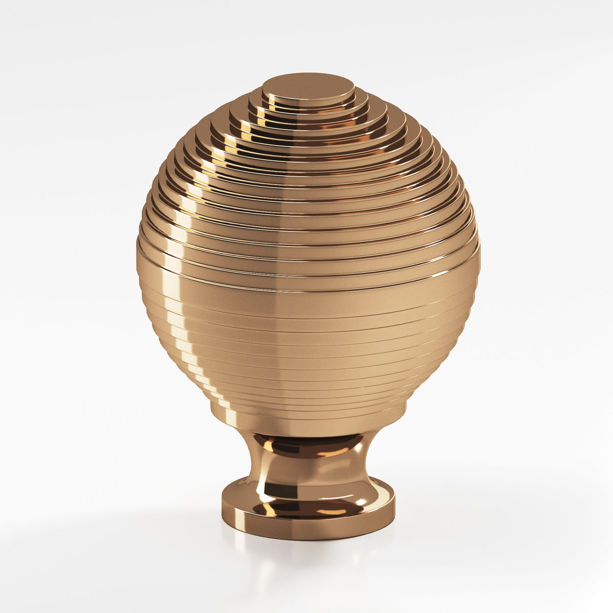 Colonial Bronze 636 Beehive Knob, 1-1/4 in Diameter - Polished Bronze