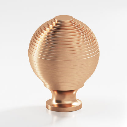 Colonial Bronze 637BB Beehive Back-to-Back Shower Door Knob Kit, 1-1/2 in Diameter - Satin Bronze