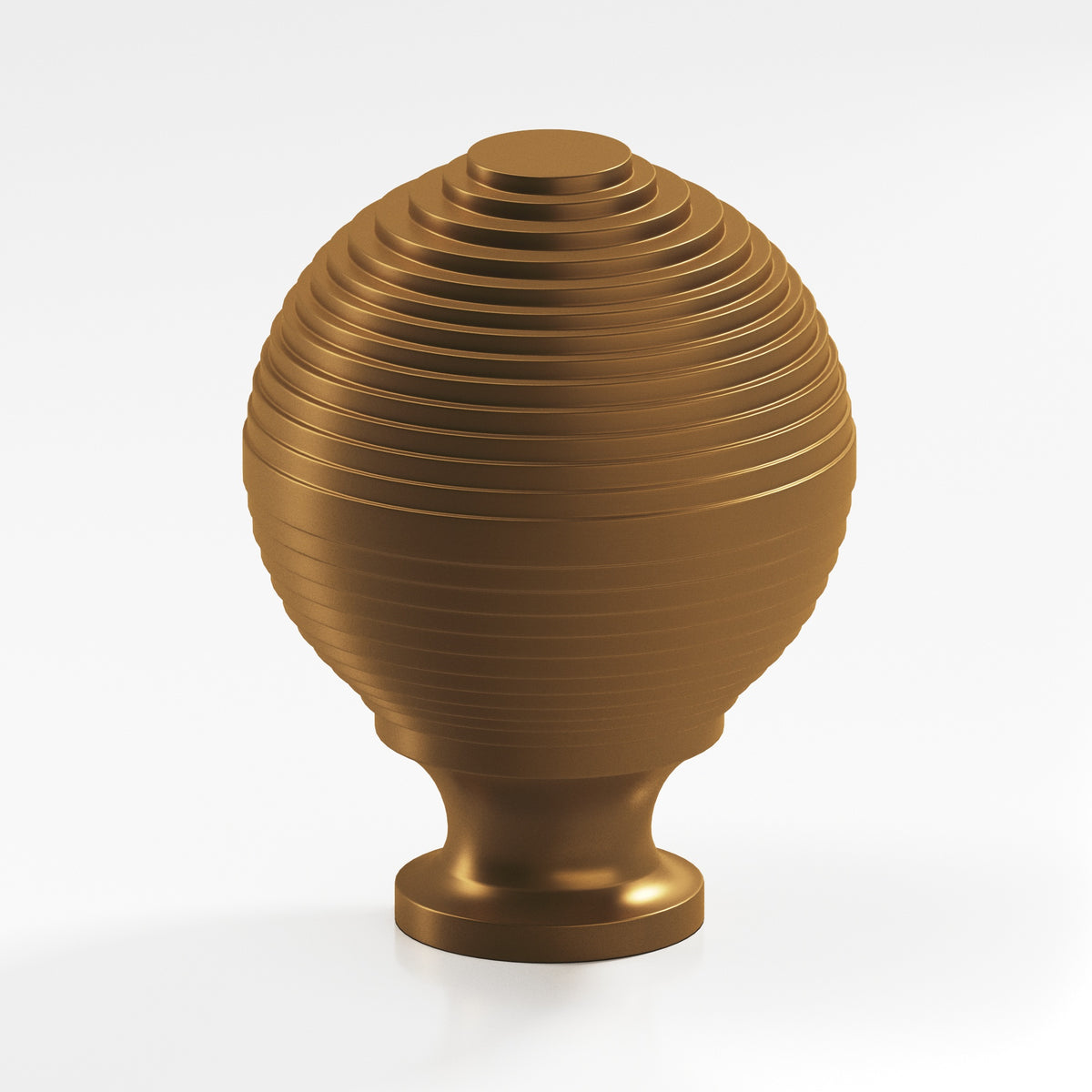 Colonial Bronze 636 Beehive Knob, 1-1/4 in Diameter - Matte Light Statuary Bronze