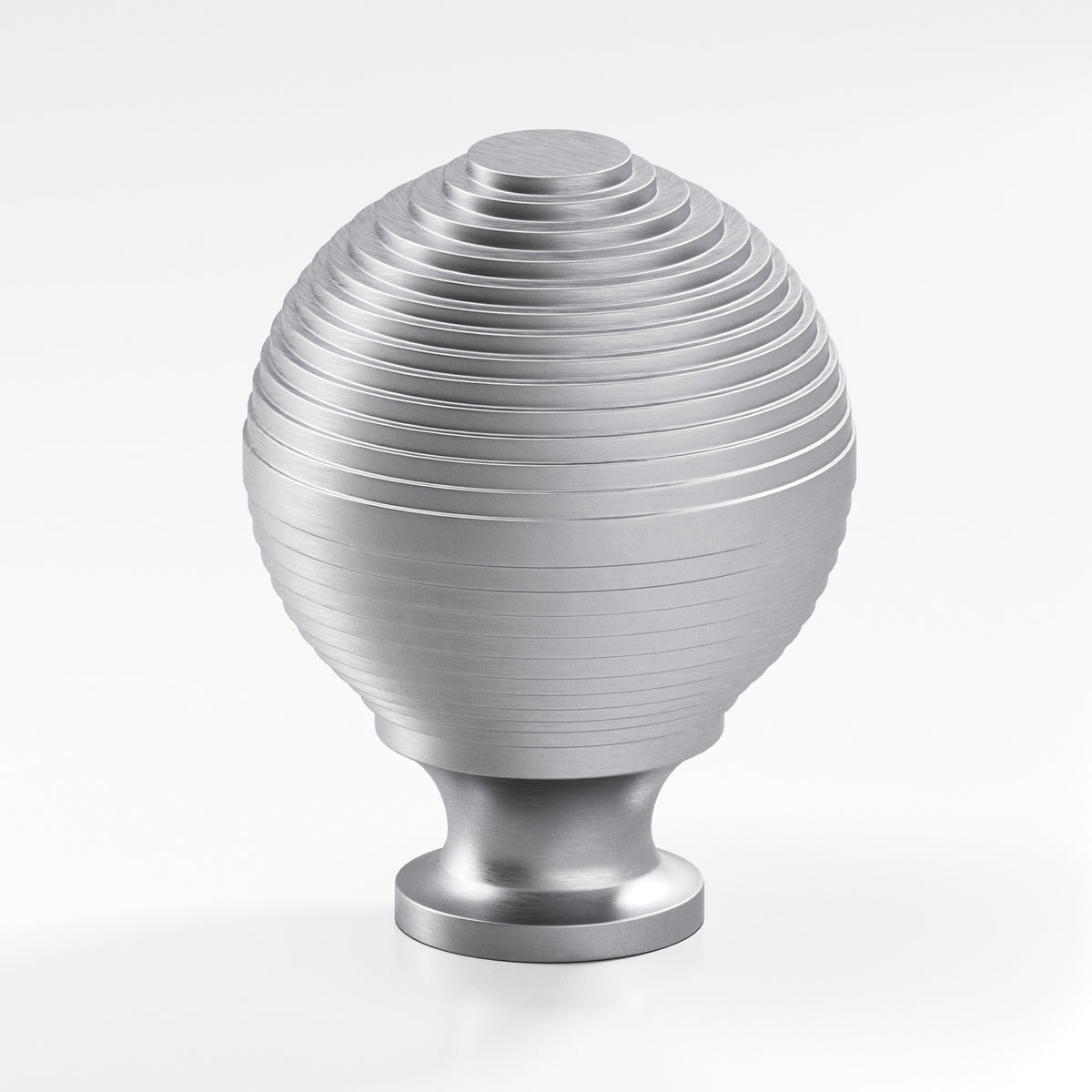 Colonial Bronze 636 Beehive Knob, 1-1/4 in Diameter - Matte Satin Chrome