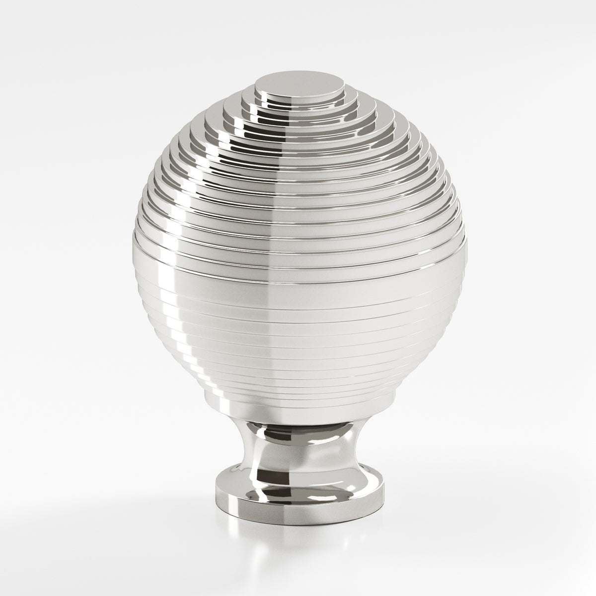 Colonial Bronze 636 Beehive Knob, 1-1/4 in Diameter - Polished Nickel