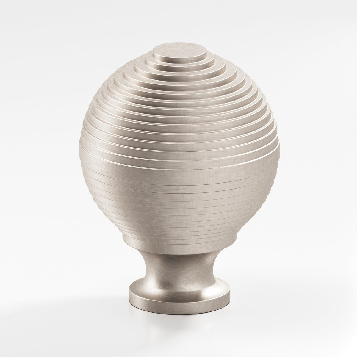 Colonial Bronze 636 Beehive Knob, 1-1/4 in Diameter - Matte Satin Nickel