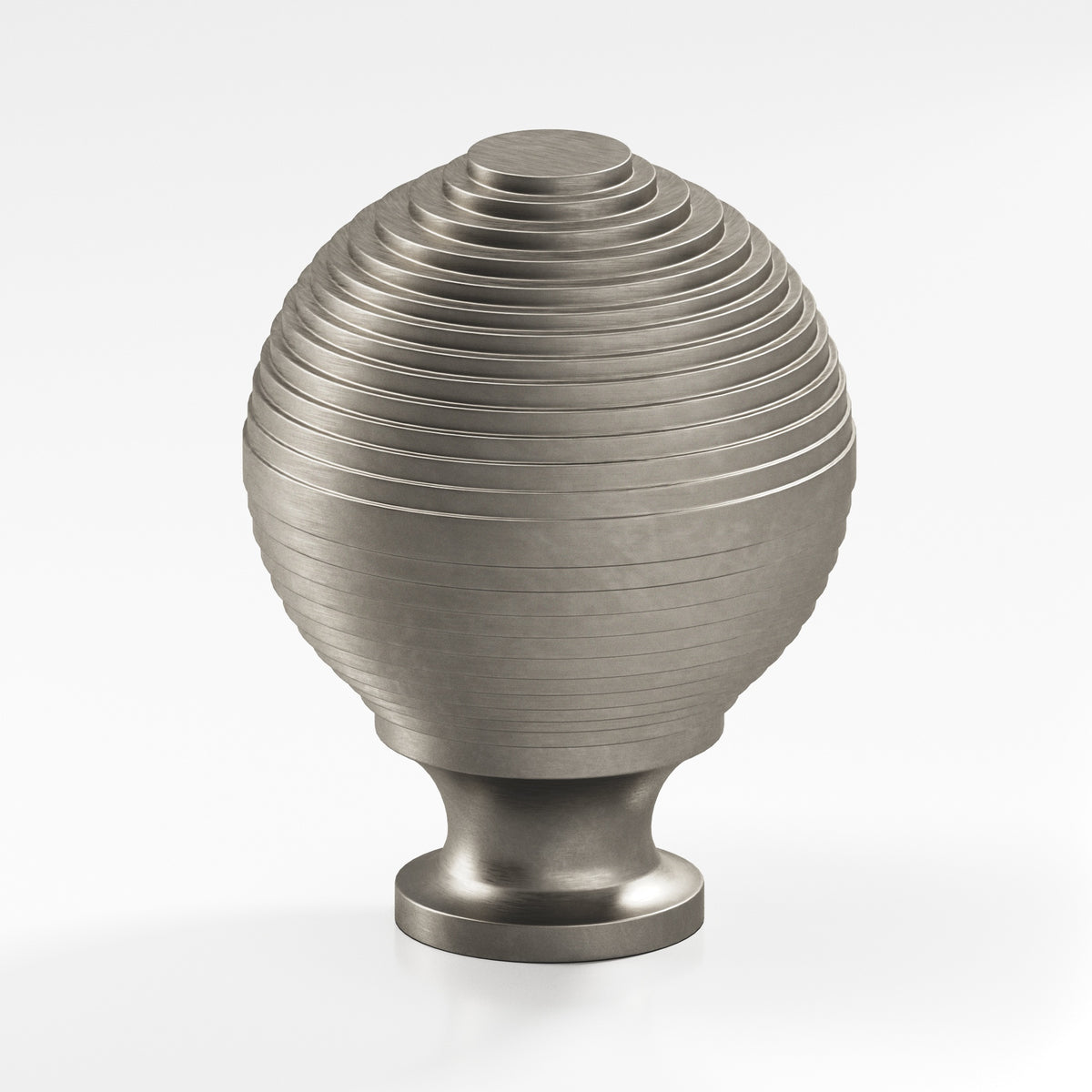 Colonial Bronze 636 Beehive Knob, 1-1/4 in Diameter - Matte Pewter