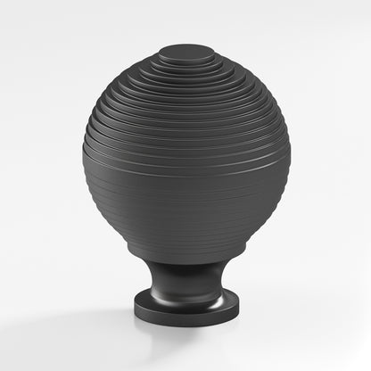 Colonial Bronze 637BB Beehive Back-to-Back Shower Door Knob Kit, 1-1/2 in Diameter - Matte Graphite