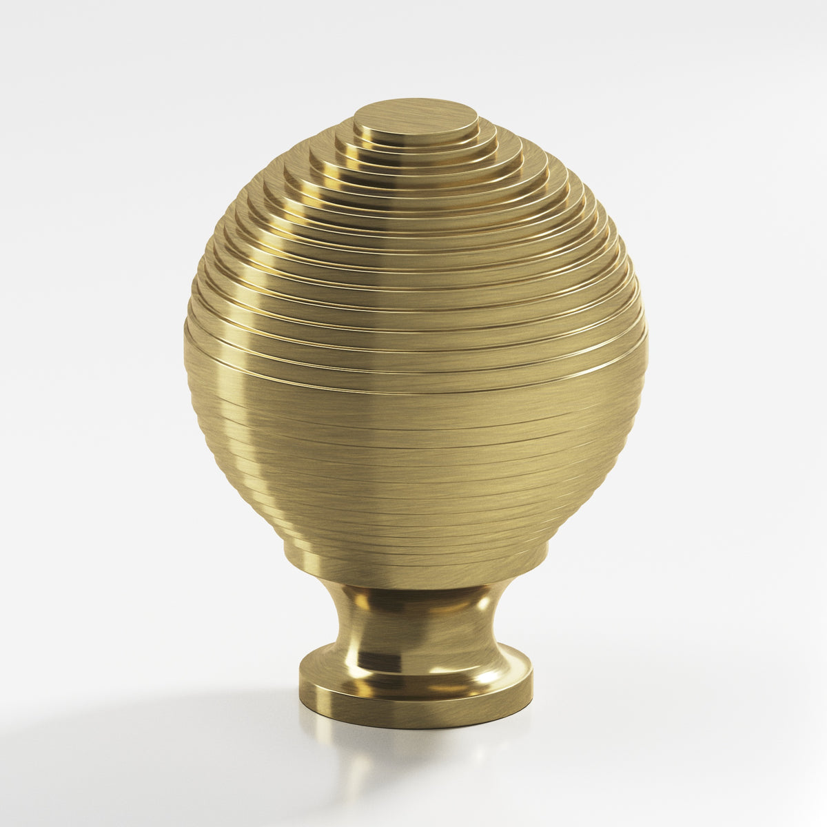 Colonial Bronze 637BB Beehive Back-to-Back Shower Door Knob Kit, 1-1/2 in Diameter - Antique Brass