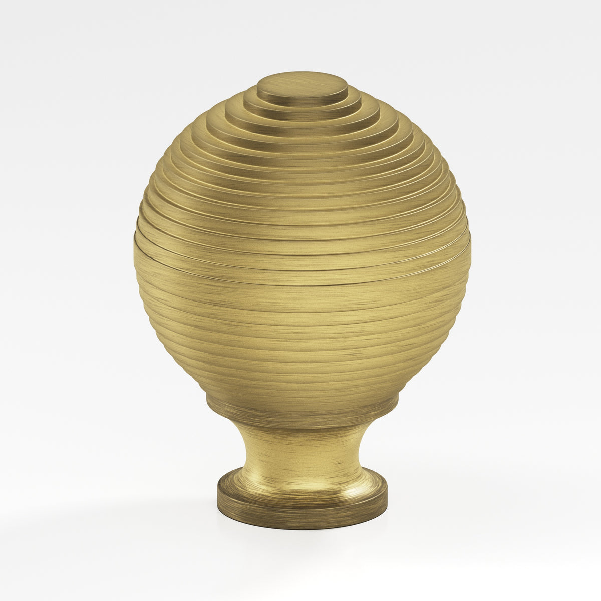 Colonial Bronze 637BB Beehive Back-to-Back Shower Door Knob Kit, 1-1/2 in Diameter - Matte Antique Satin Brass