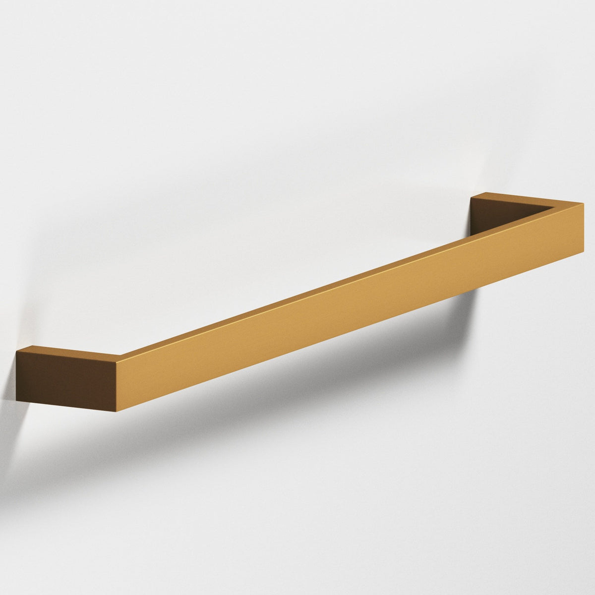 Colonial Bronze 747 Rectangular Pull with Rounded Back, 3/4 in Wide - Matte Light Statuary Bronze