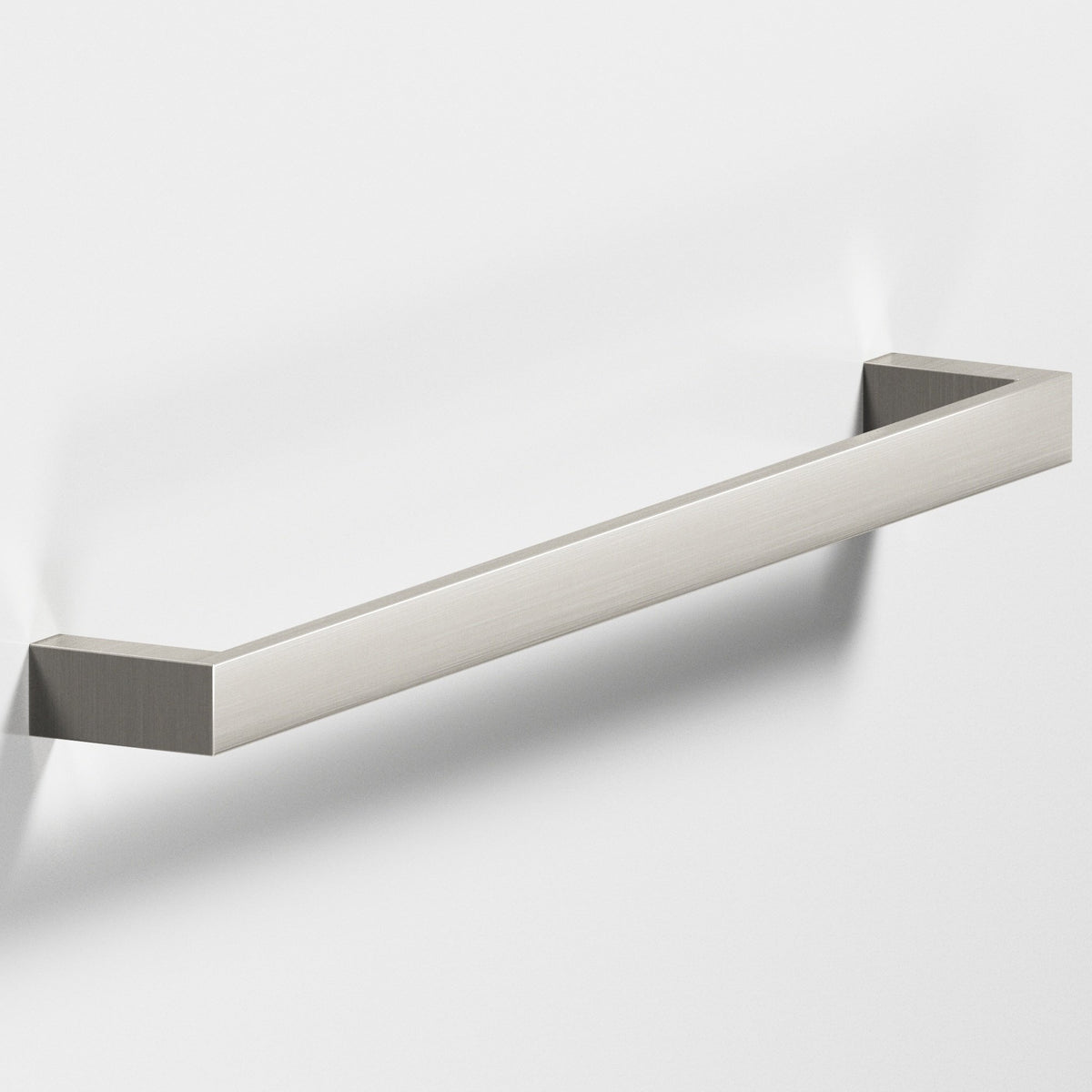 Colonial Bronze 746 Rectangular Pull with Rounded Back, 5/8 in Wide - Satin Nickel