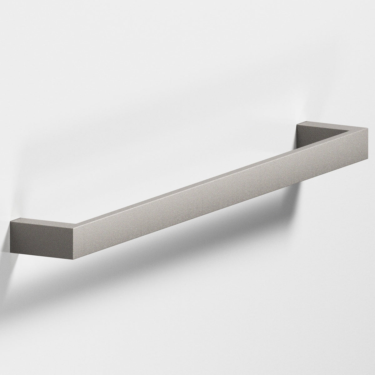 Colonial Bronze 746 Rectangular Pull with Rounded Back, 5/8 in Wide - Frost Nickel™