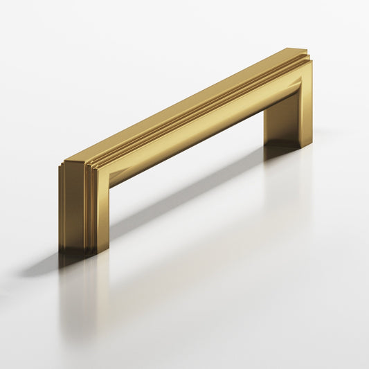 Colonial Bronze 944 Stepped Square Pull with Rounded Back, 1 x 3/4 in Cross Section