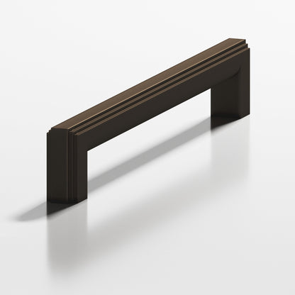 Colonial Bronze 944 Stepped Square Pull with Rounded Back, 1 x 3/4 in Cross Section - Heritage Bronze