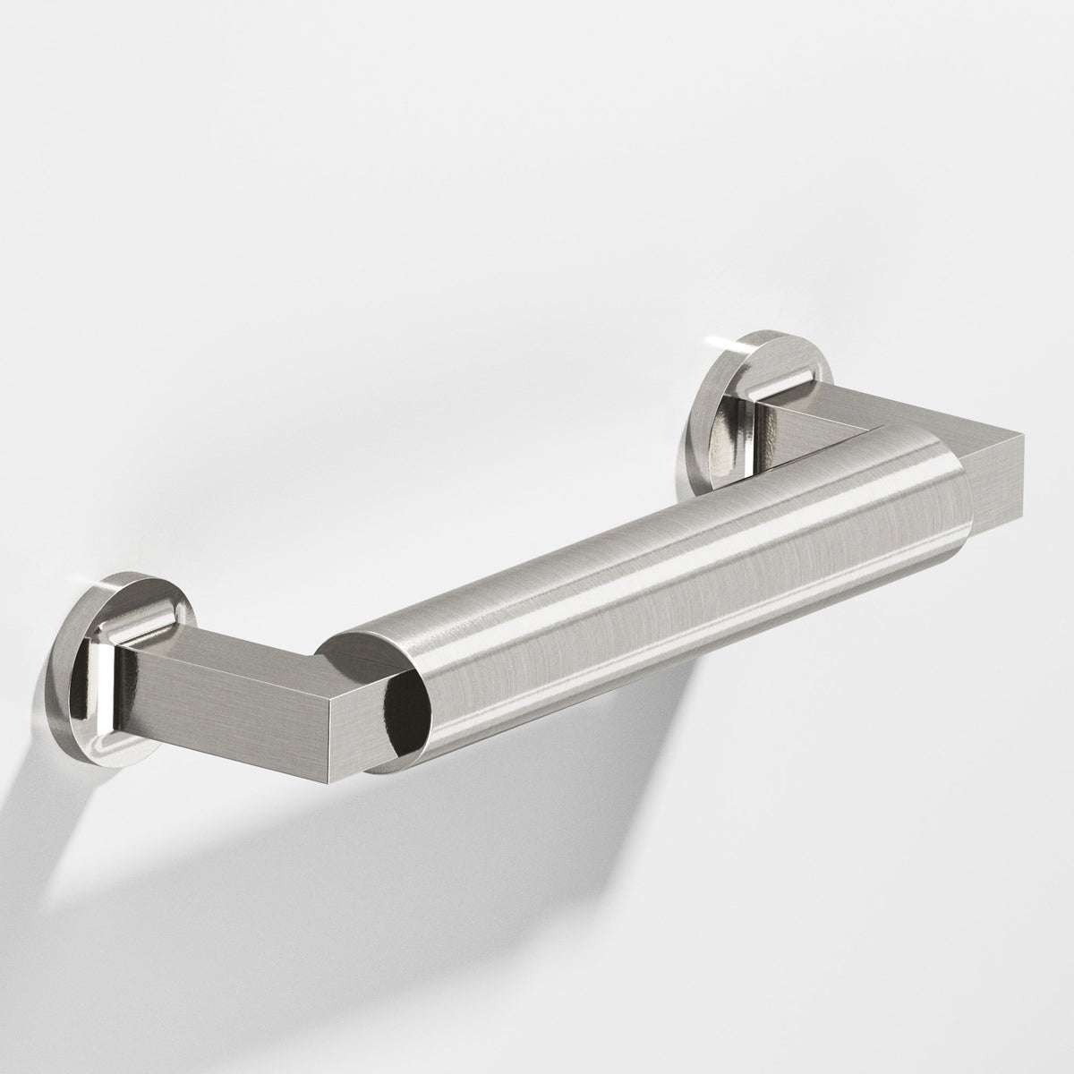 Colonial Bronze 1362 Gropius-Style Pull with Flared Feet, 1 in Diameter - Nickel Stainless