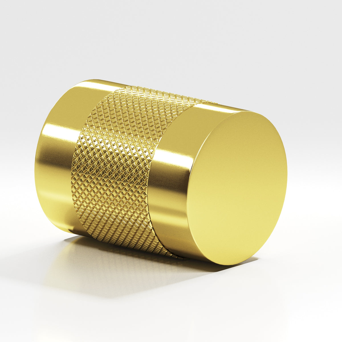 Colonial Bronze 562BB Diamond-Knurled Cylinder Back-to-Back Shower Door Knob Kit, 1-1/4 in Diameter - French Gold