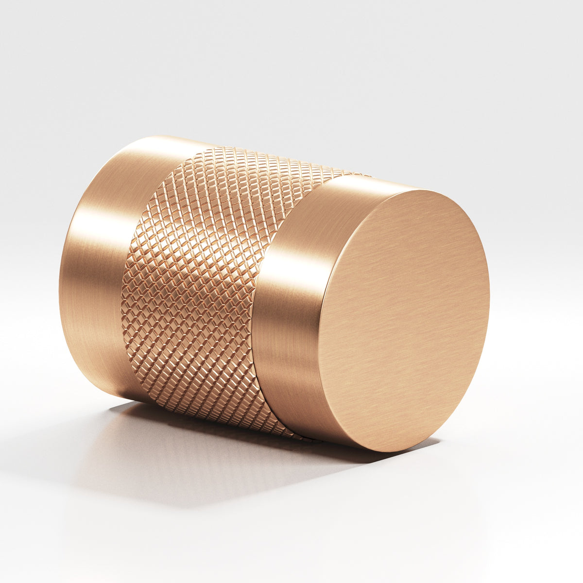 Colonial Bronze 562BB Diamond-Knurled Cylinder Back-to-Back Shower Door Knob Kit, 1-1/4 in Diameter - Satin Bronze