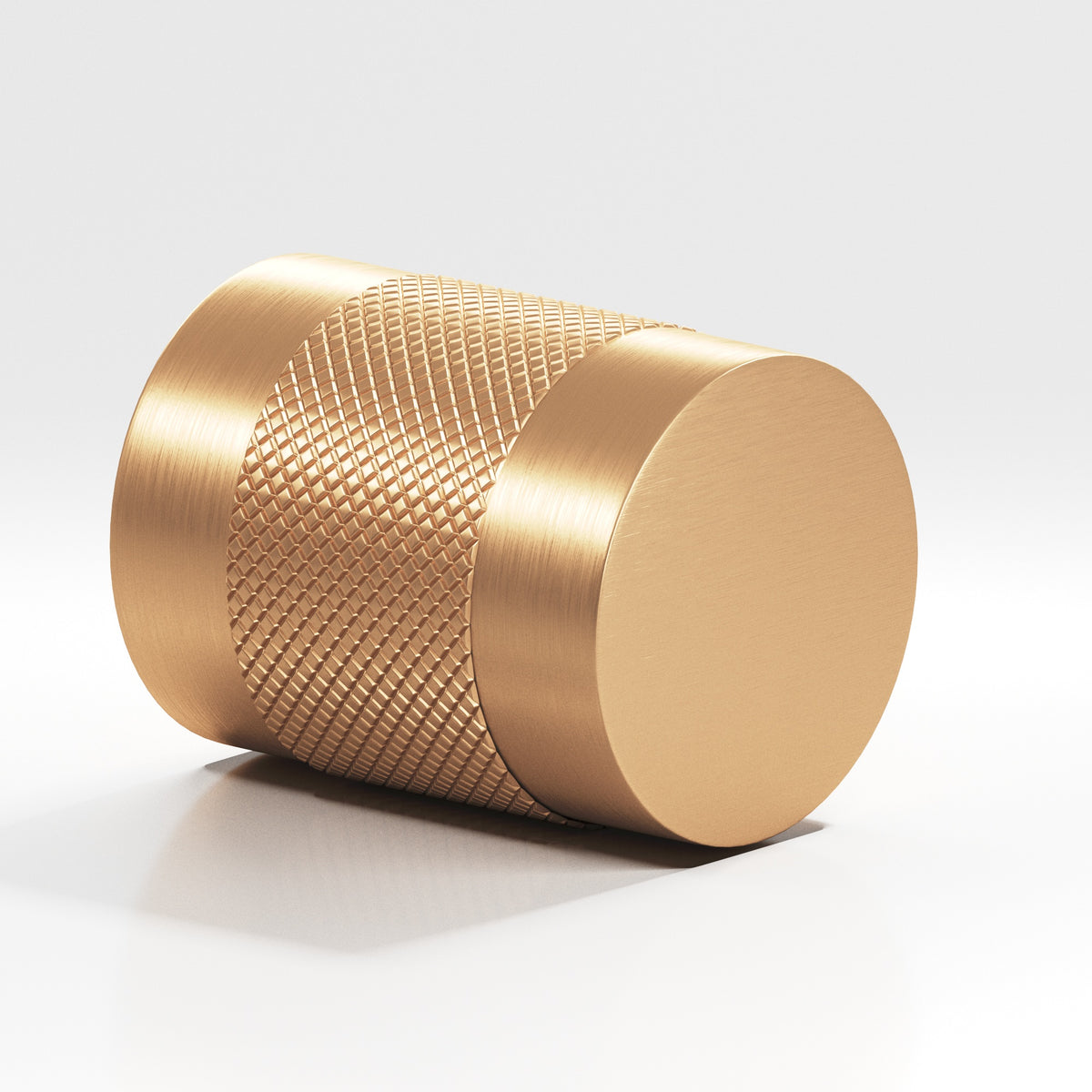 Colonial Bronze 560 Diamond-Knurled Cylinder Knob, 3/4 in Diameter - Matte Satin Bronze