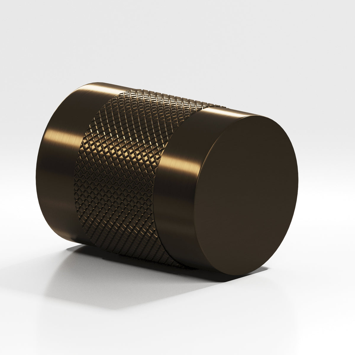 Colonial Bronze 562BB Diamond-Knurled Cylinder Back-to-Back Shower Door Knob Kit, 1-1/4 in Diameter - Oil Rubbed Bronze